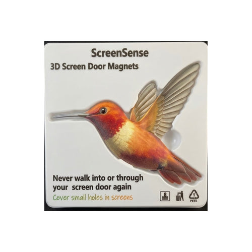 ScreenSense Orange Hummingbird Screen Magnet