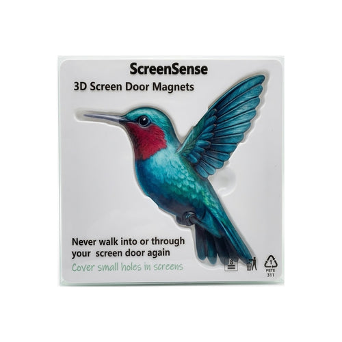 ScreenSense Teal Hummingbird Screen Magnet